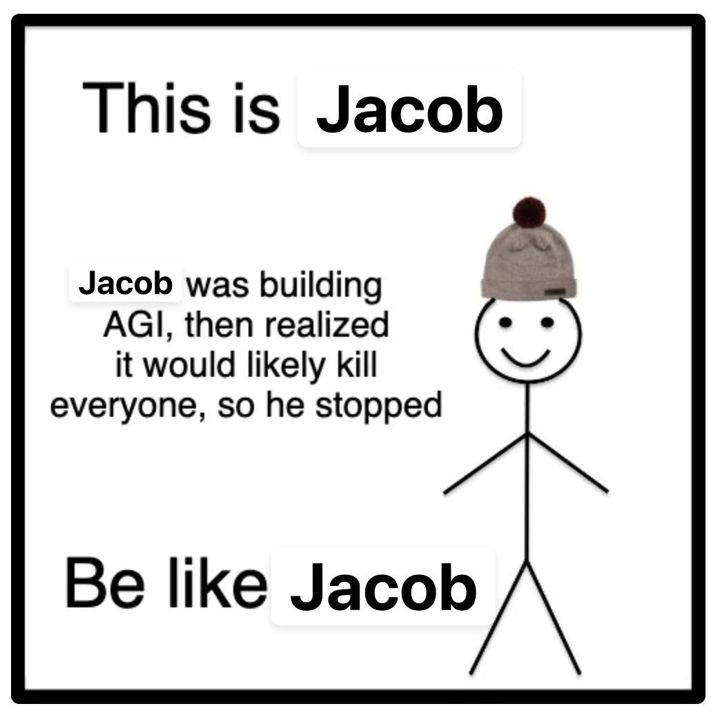 Be like Jacob logo
